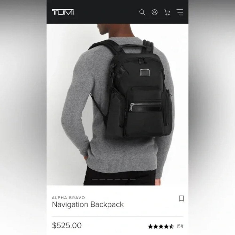 Tumi Backpack- NEW